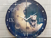 Артикул С мышкой, Часы, Creative Wood в текстуре, фото 1